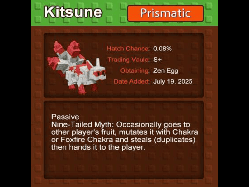 Kitsune Fruit — Grow a Garden